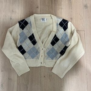 princess polly cropped argile sweater